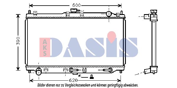 AKS DASIS Radiators, Motora dzesēšanas sistēma 111300N